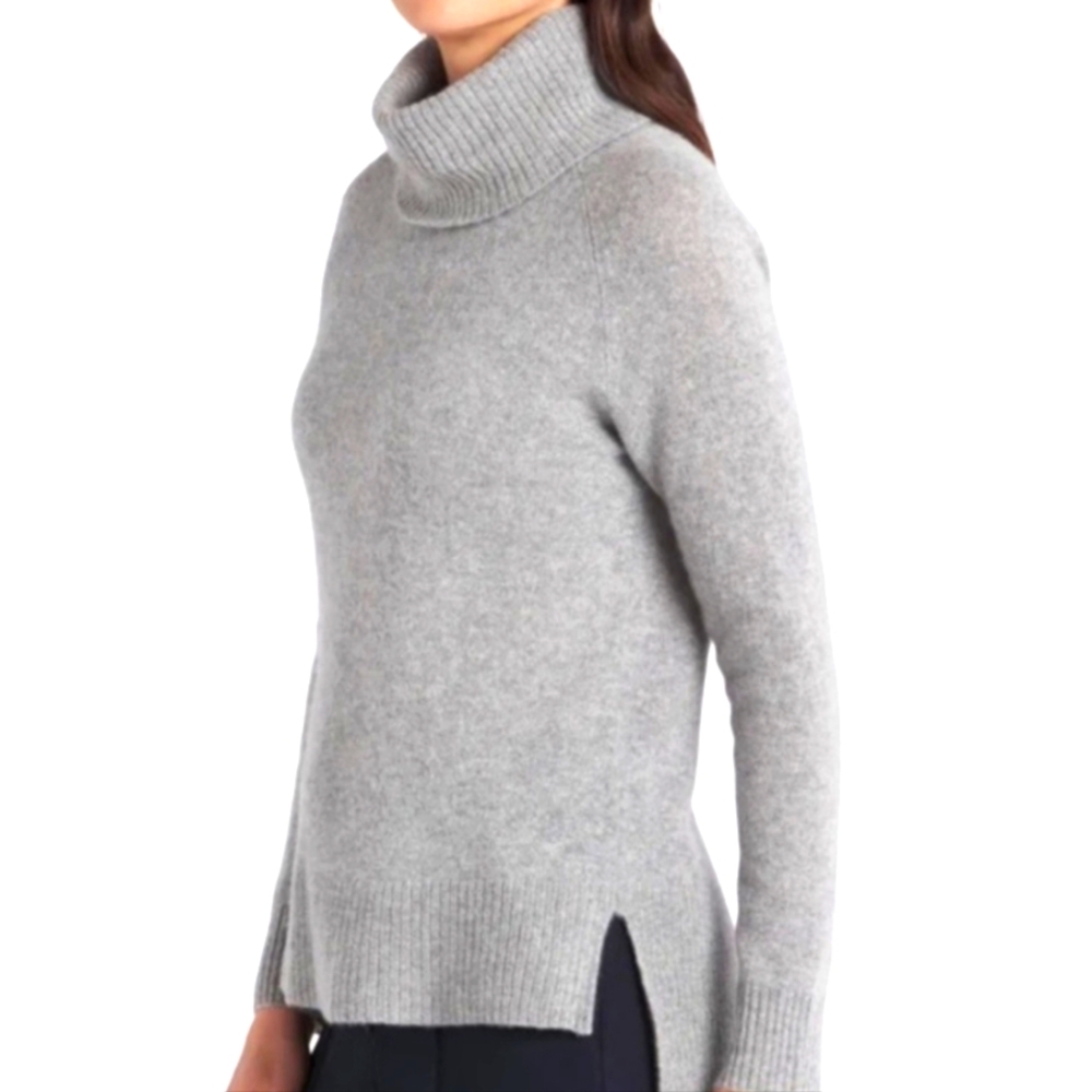 41 Hawthorn Porella Cashmere Turtleneck Sweater In Gray Women's Size XL
